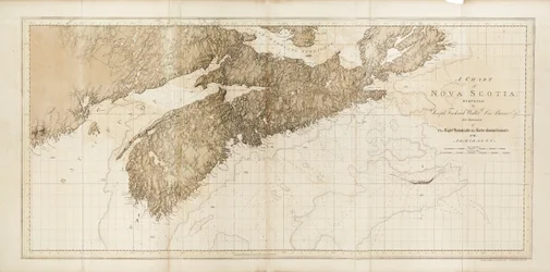 Et diagram over Nova Scotia