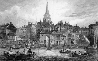 Gravesend, gravert av Josiah Henshall, 1832