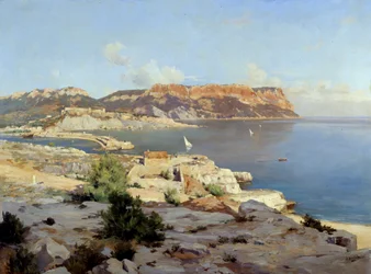 Utsikt over Cassis-bukten