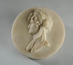 Medaljongportrett av fru Elizabeth Gott