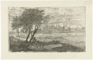 Landskap med en brøytemann
