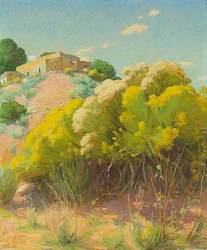 Taos Studio (olje på lerret)