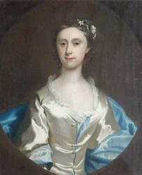 Portrett av en kvinne, 1745.