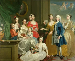 Familien til Eldred Lancelot-Lee, 1736