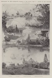 Innvielse av Alexandra-palasset til publikum, 18. mai, Scenes in the Grounds