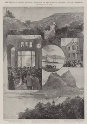 Dronning Victorias død, mottak av nyheter i Glasgow og på Clydeside