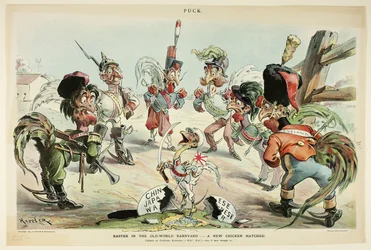 Påske i den gamle verdens låvegård, fra Puck