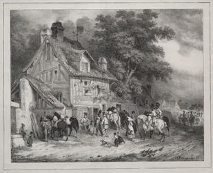 Album fra 1829: Souvenir of Normandy, 1828.