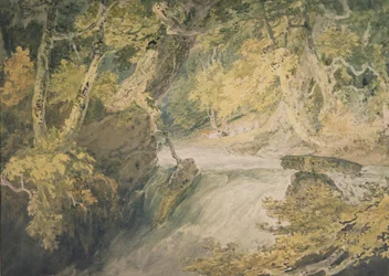 A River in Spate, ca. 1796 (akvarell på papir)
