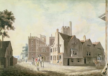 Utsikt over erkebiskopens palass, Lambeth