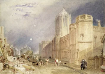 Christ Church, Oxford (wc på papir)