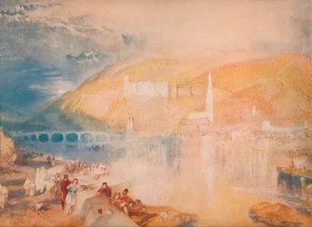 Heidelberg-Solnedgang, c1840, 1918