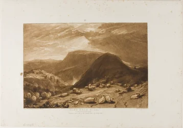 Hind Head Hill, plate 25 fra Liber Studiorum