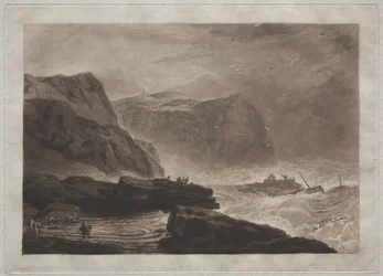 Liber Studiorum: Coast of Yorkshire, nær Whitby
