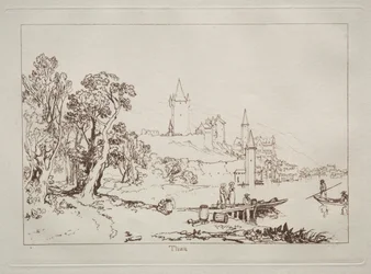 Studiebok: Ville de Thun, Sveits.