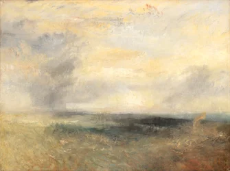 Margate, fra havet, ca 1835