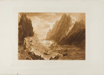 Mer de Glace, plate 50 fra Studieboken