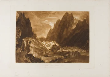 Mer de Glace, plate 50 fra Studieboken