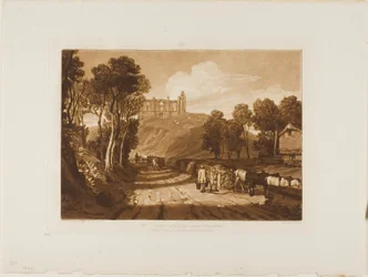St. Catherine#39;s Hill nær Guilford, plate 33 fra Liber Studiorum
