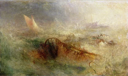 Stormen, ca. 1840–45 (olje på lerret)