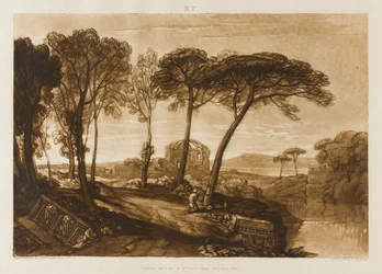 Temple of Minerva Medica, plate 23 fra Liber Studiorum