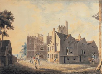 Utsikt over erkebiskopens palass, Lambeth