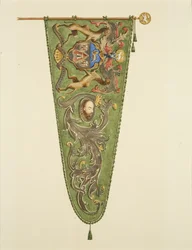 Banner of the Merchant Taylors, påskrevet 
