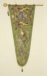 Banner of the Merchant Taylors, påskrevet 