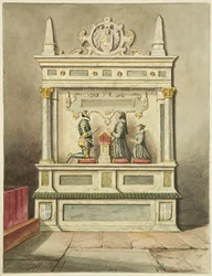 Sir Charles Somerset, hans dame og døtre Monument, i St James