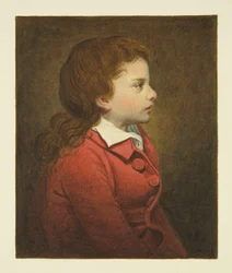 Antatt portrett av Chatterton, egentlig sønnen til kunstneren Morris, i St Mary Redcliffe