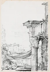 En balkong i Forum Romanum