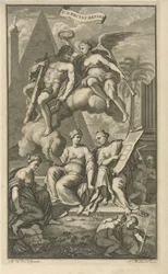 Hercules kronet av Victoria Tittelside for: Cornelis de Bruyn, Cornelis de Bruyns reiser, gjennom de mest kjente delene av Lilleasia, 1698