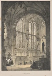 Middelalderens arkitektur: I St. Jacques, Dieppe, East End, Interiør