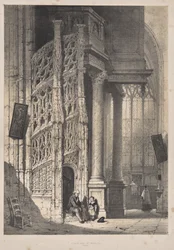Middelalderens arkitektur: Staircase, St. Maclou, Rouen