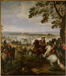 Ludvig XIVs hær krysser Rhinen 12. juni