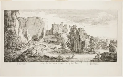 Utsikt over Fontaine de Vaucluse