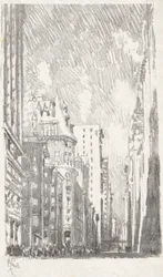 Broadway fra Bowling Green, #2 i Iconophile Club Collection