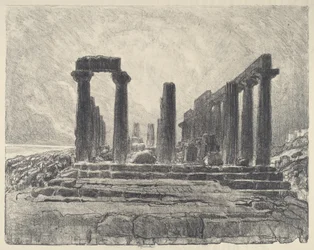Søyler av Juno-tempelet, Girgenti, 1913.