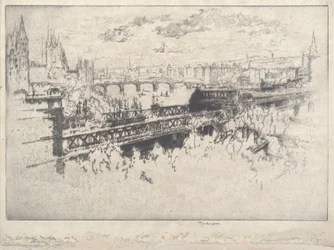 London over Charing Cross Bridge