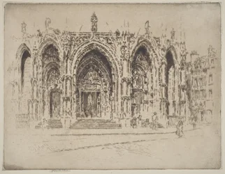 Forhall til Saint-Maclou, Rouen