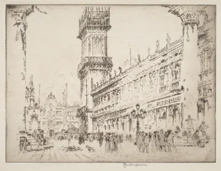 Gjenoppbygging av Campanile, Venezia, No.II