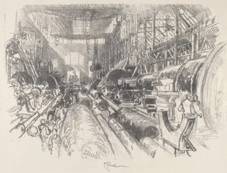 Den største dreiebenken i verden, 1917.