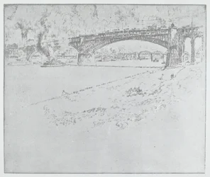 The Eads Bridge, St. Louis [øverst], 1919 eller senere.
