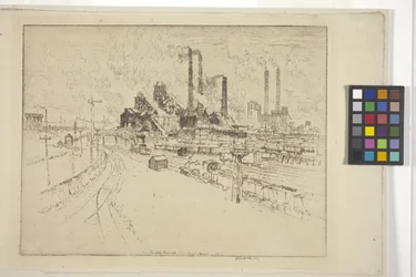 The Great Main, nær Sheffield (etsing)