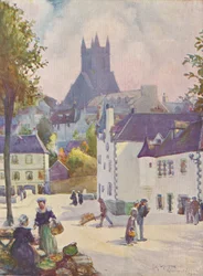 Våren i Bretagne Quimperlé, 1911, 1913