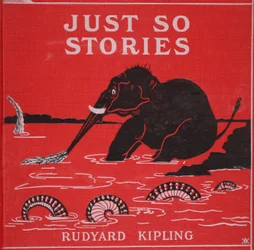 Forside fra ’Just So Stories for Little Children’ av Rudyard Kipling, 1951