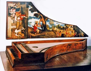 Cembalo bygget av Joseph Salodiensis i Venezia, 1559