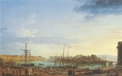 Utsikt over Dieppe havn l Dieppe havn