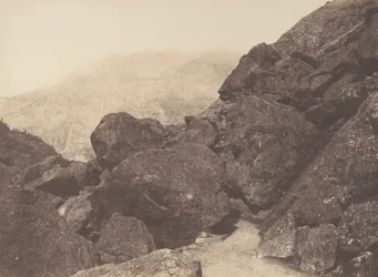 Blokker i kaos, St-Sauveur, 1853.