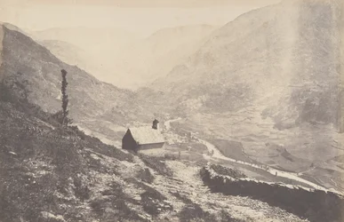 Valley of Bosost hentet fra capilla San Antonio, 1853.